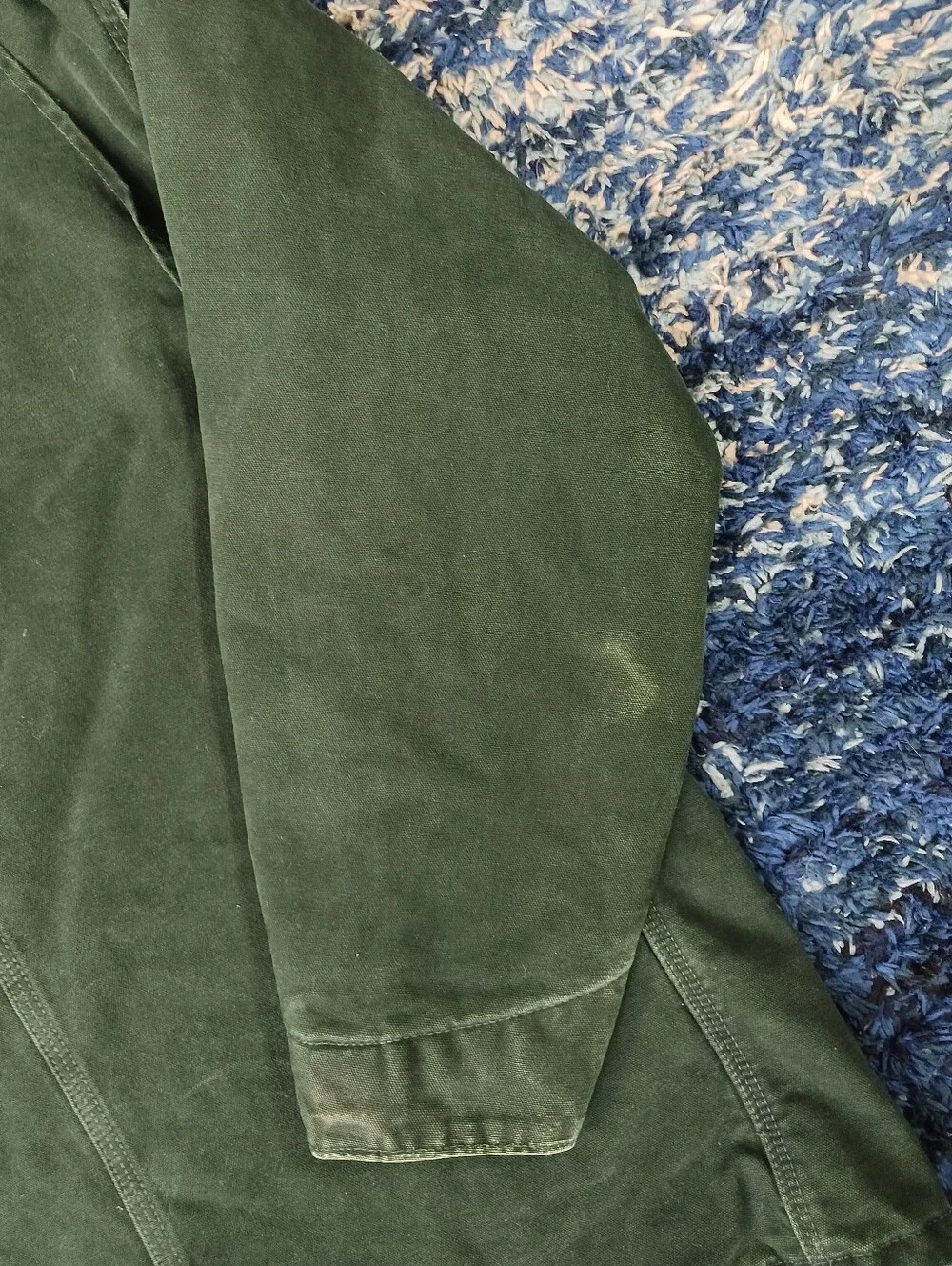 Vintage Carhartt Blanket-Lined Chore Coat “Spruce Green” C02 SPC Men’s Large